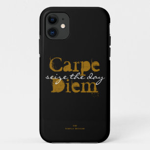 Carpe Diem- seize the day iPhone 5 Case