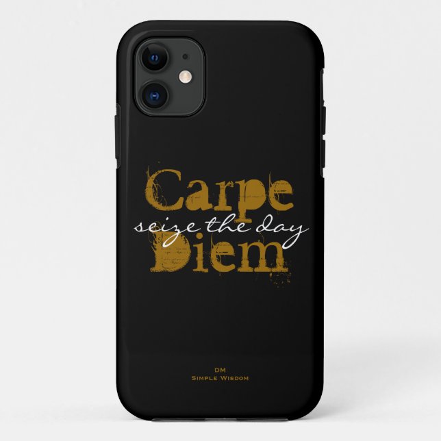 Carpe Diem- seize the day iPhone 5 Case (Back)