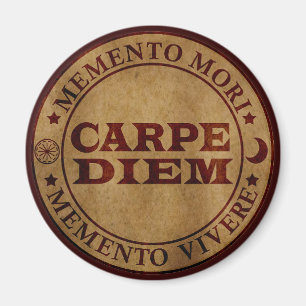 Carpe diem Seize the day Memento mori Magnet