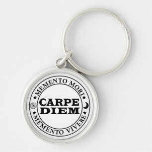 Carpe diem Seize the day Mmenro mori Key Ring