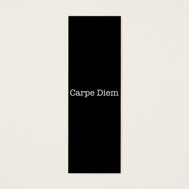 Carpe Diem Seize the Day Quote - Quotes (Front)