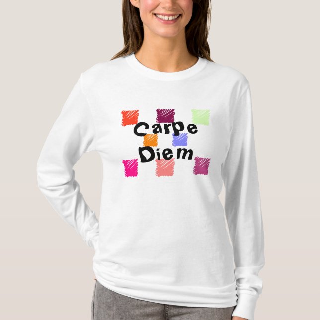 Carpe Diem Squares T-Shirt (Front)