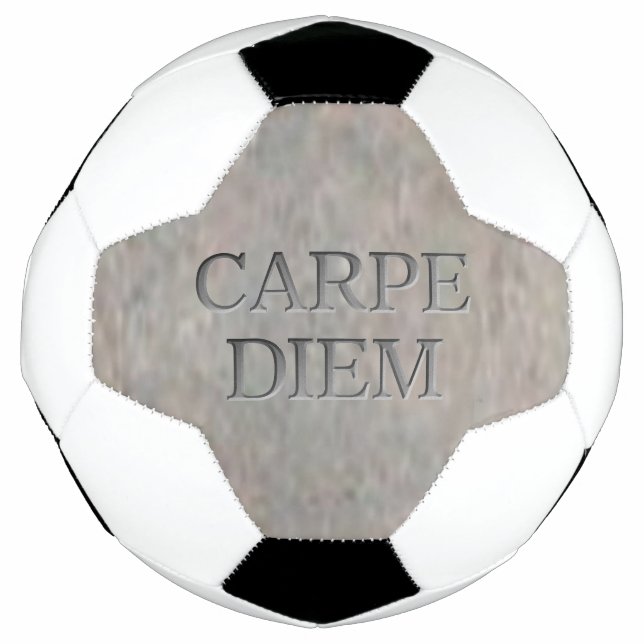 Carpe Diem Stone soccer ball (Front)