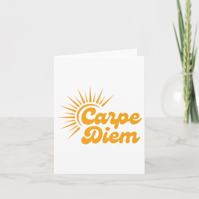 Carpe Diem Sunrise Premium  Card (Front)