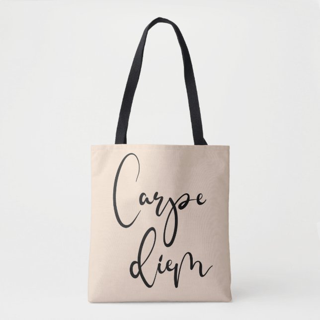 Carpe Diem Tote Bag (Front)