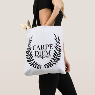 Carpe diem tote bag