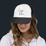 Carpe Diem Trucker Hat<br><div class="desc">Carpe diem, or "seize the day" in latin, a great motivational and inspirational quote to live by.</div>