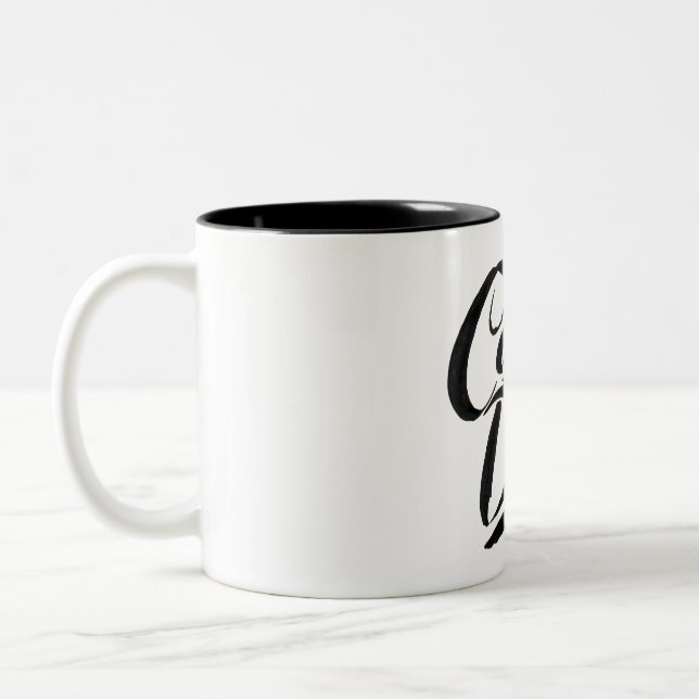 carpe diem Two-Tone coffee mug (Left)
