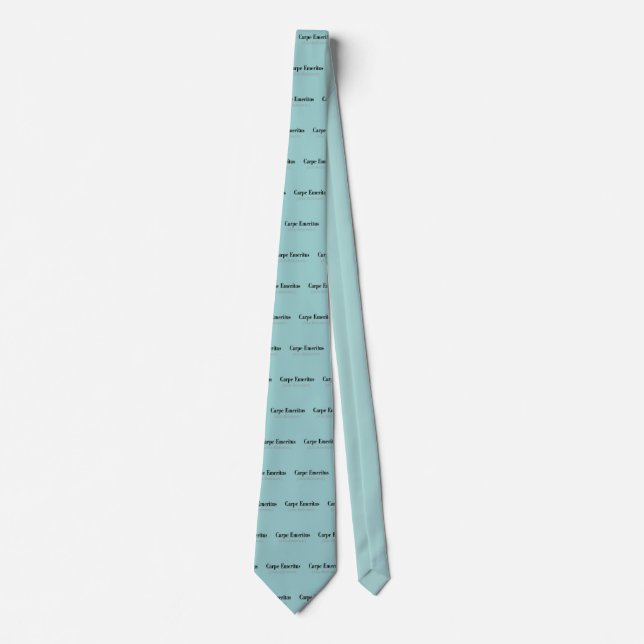 Carpe Emeritus (Seize Retirement) Neck Tie (Front)