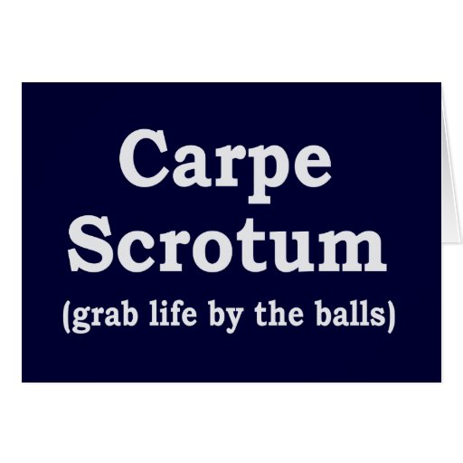 Image of Carpe Scrotum