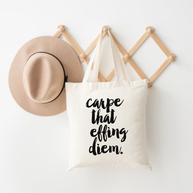 Carpe That Effing Diem Tote Bag (Creator Uploaded)