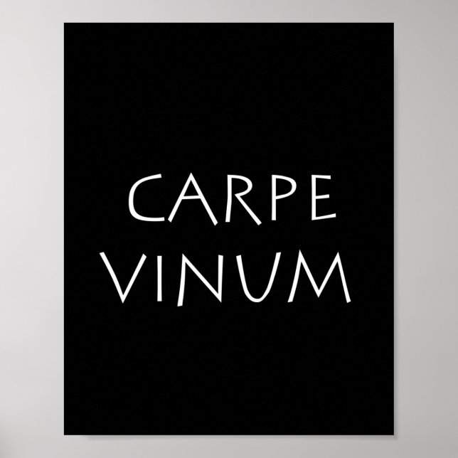 Carpe vinum poster (Front)