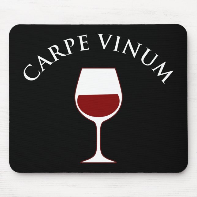 Carpe Vinum - Seize The Wine Mouse Mat (Front)