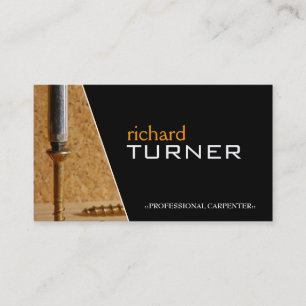 Carpenter and Flooring Business Cards
