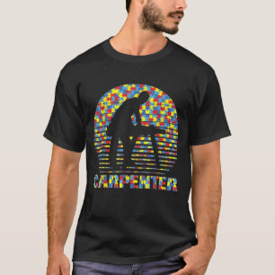 Carpenter Autism Strong Job  For Carpenter Autism T-Shirt