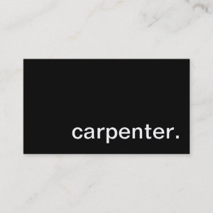 Carpenter Business Card