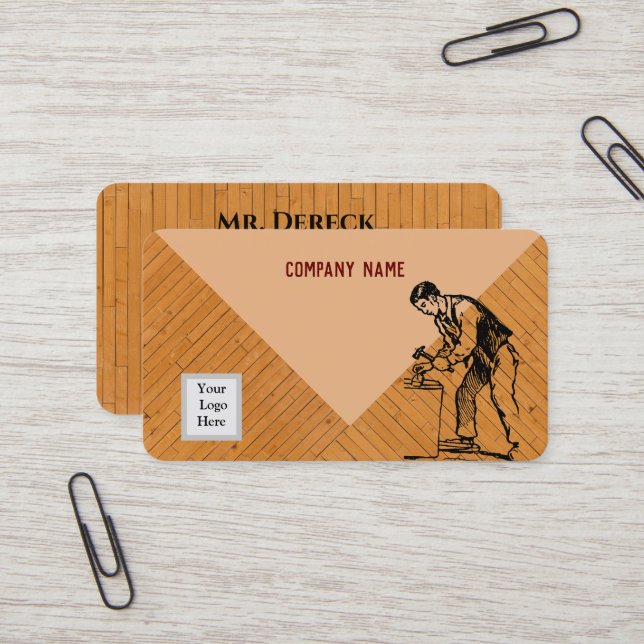 Carpenter Business Card (Front/Back In Situ)