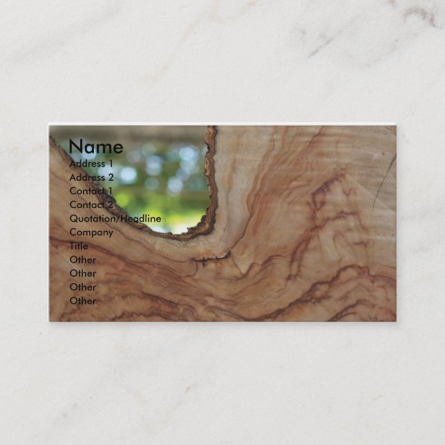 Carpenter Business Card (Front)