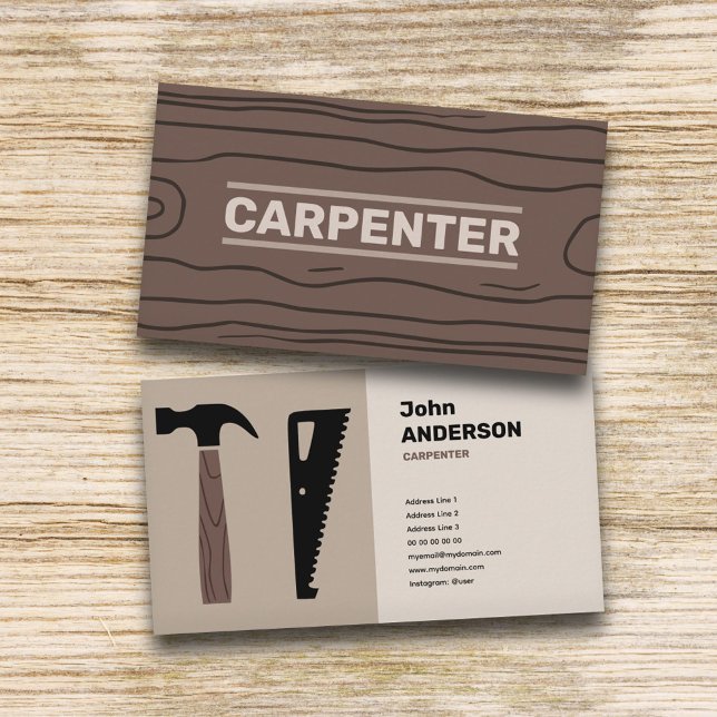 Carpenter Business Card (Carpenter Business Card)