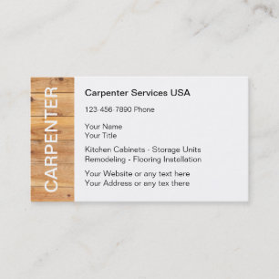 Carpenter Business Cards