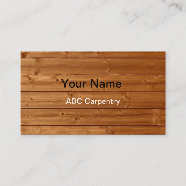 Carpenter Business Cards (Front)