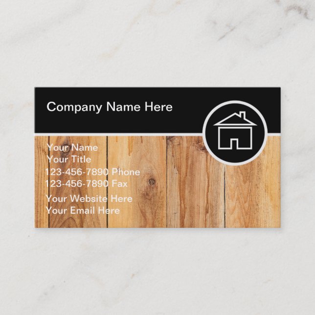 Carpenter Business Cards (Front)