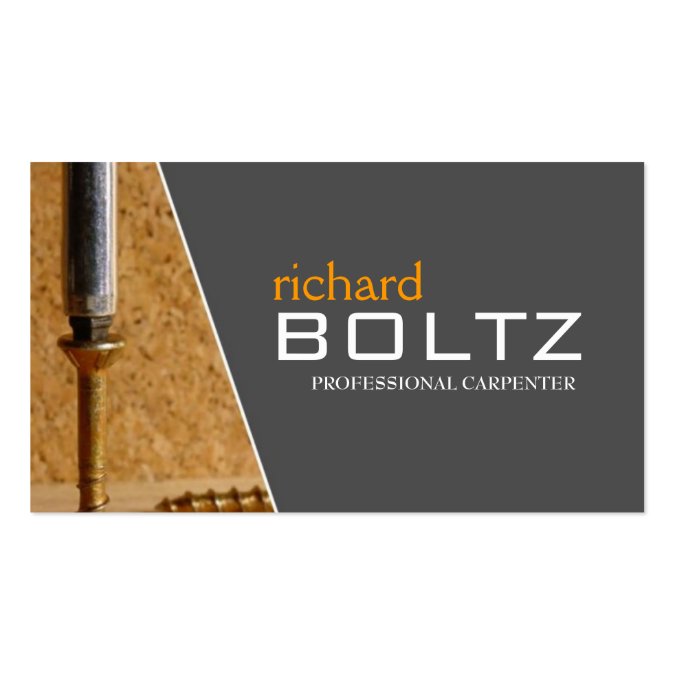 Carpenter business cards