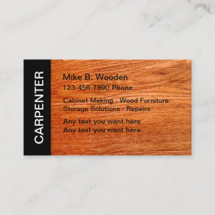 Carpenter Business Cards