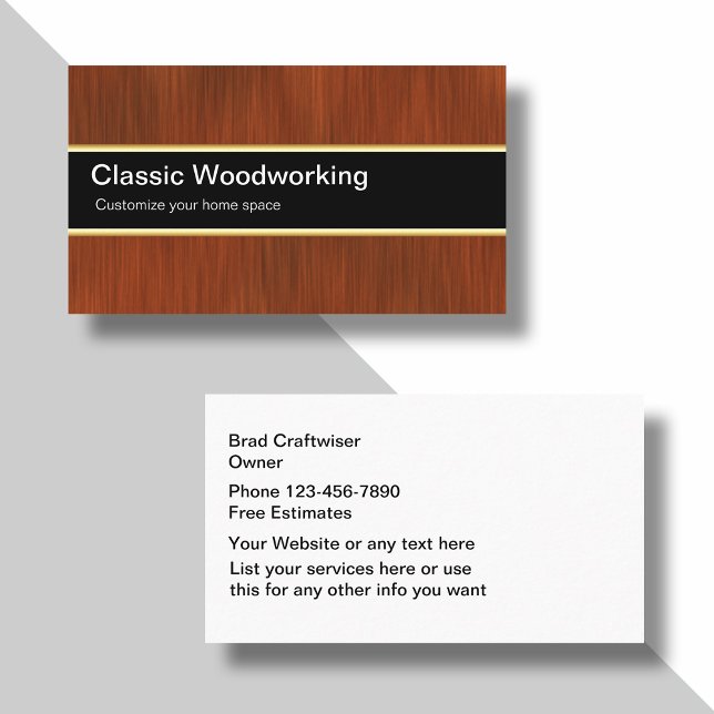 Carpenter Business Cards (Creator Uploaded)