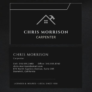 Carpenter Carpentry Handyman Business Card