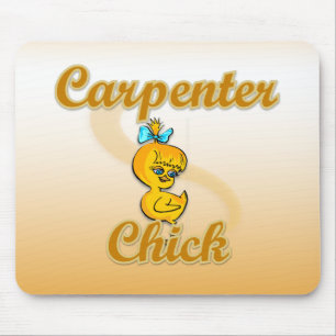 Carpenter Chick Mouse Mat