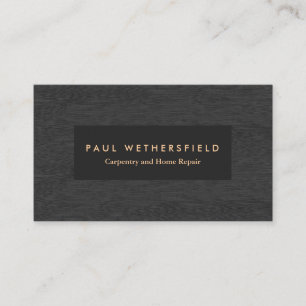 Carpenter Handyman Business Card