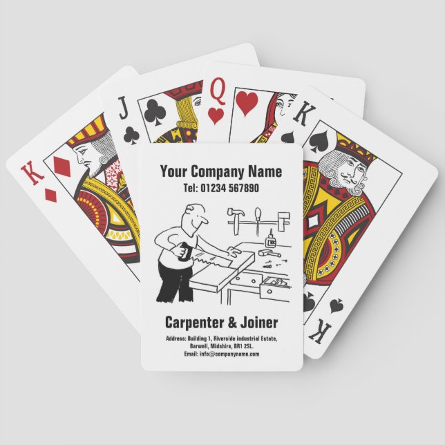 Carpenter & Joiner Playing Cards (Back)