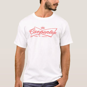Carpenter King Of Trades Carpentry Woodworking T-Shirt