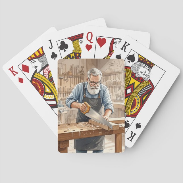 Carpenter Playing Cards (Back)