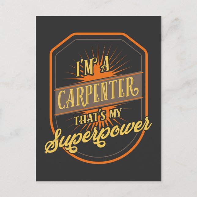 Carpenter Postcard (Front)