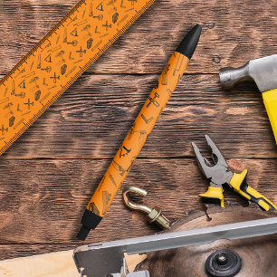 Carpenter Profession Dad  Black Ink Pen