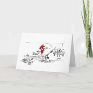 Carpenter Robin Card