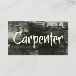 Carpenter Rustic Business Card