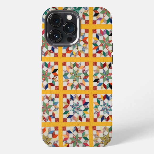 Carpenter’s Wheel quilt iPhone Case (Back)