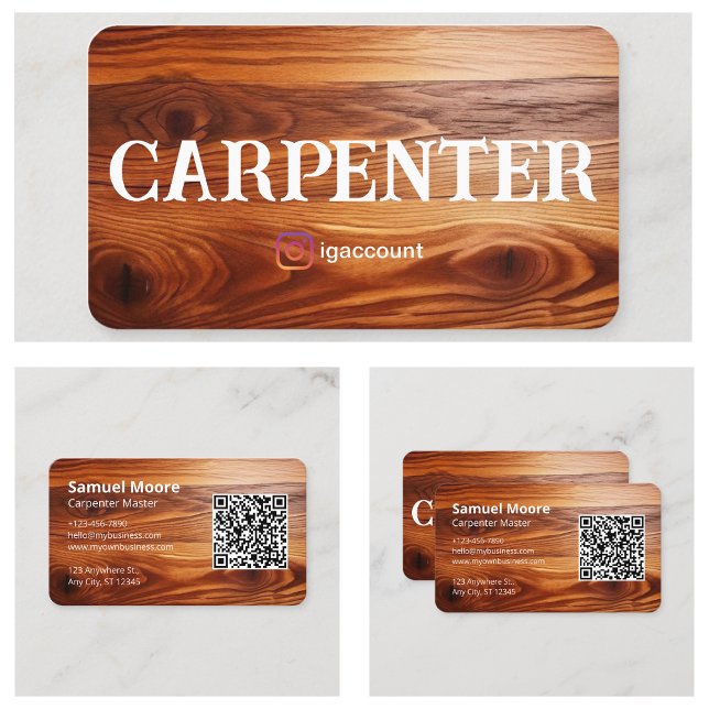 Carpenter Sample Business Card (Carpenter Sample Business Card
)