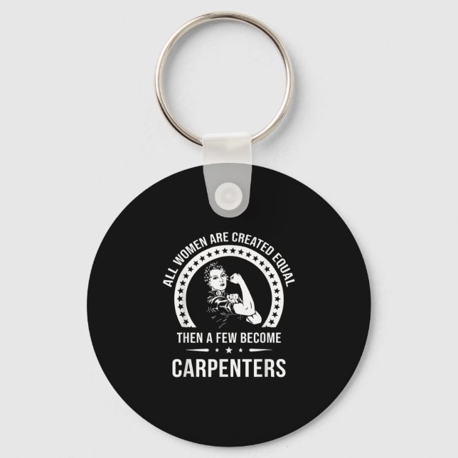 Carpenter Shirt for Women  Carpenter Key Ring (Front)