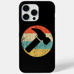 Carpenter Vintage Retro Hammer iPhone 15 Pro Max Case