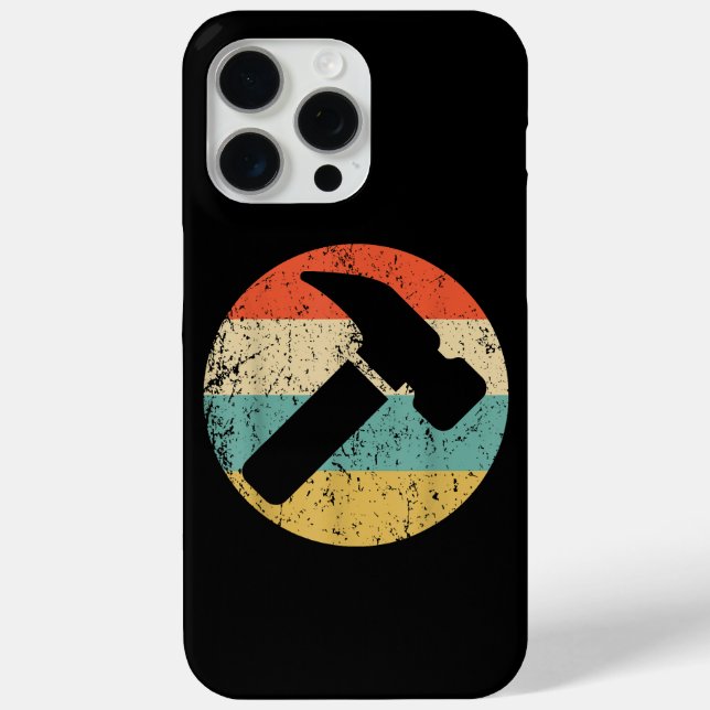 Carpenter Vintage Retro Hammer Case-Mate iPhone Case (Back)