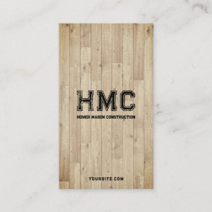  Carpenter Wood Construction House Builder Business Card
