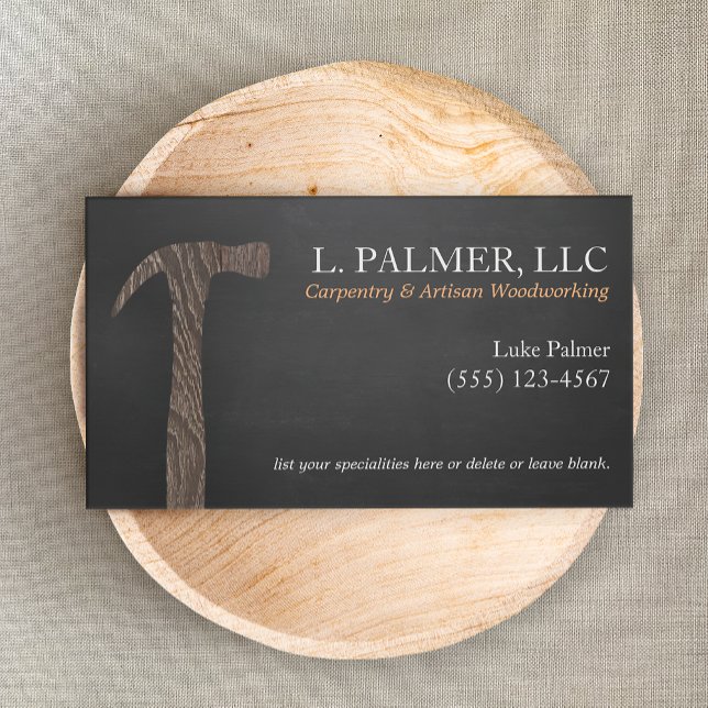 Carpenter Wood Hammer Logo Carpentry (Creator Uploaded)