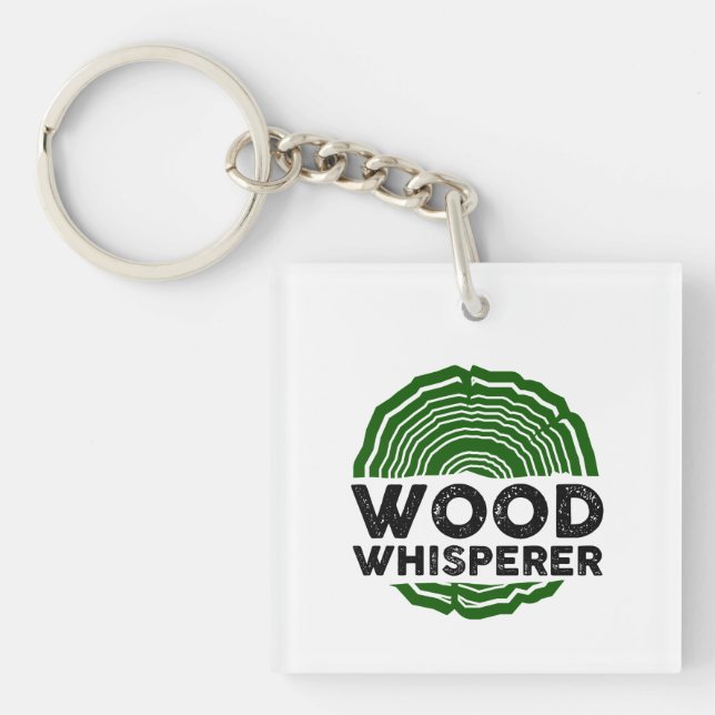 Carpenter - Wood Whisperer Key Ring (Front)