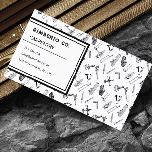 Carpenter Woodwork Handyman Business Card