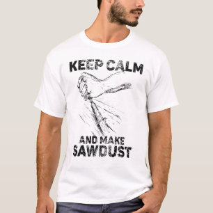 Carpenter Woodworker Sawdust Craftsman Vintage T-Shirt