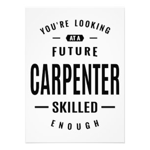 Carpenter Work Job Title Gift Photo Print